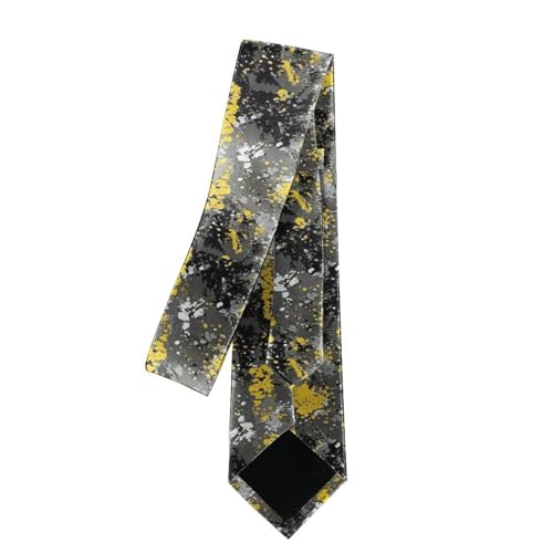Supdreamc Men & Boys Luxury Paisley Necktie - 3D Pattern Print Skinny Tie for Party4