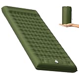 MAMBAKOTR Isomatte Selbstaufblasend Feldbett Luftmatratze Camping Matratze Campingbett Aufblasbare Zelt Camp Bett Isomatten Strandmatte Aufblasbar Camping Matte Zubehör Gadgets