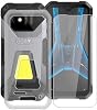 Para Unihertz 8849 Tank Mini 1 Funda con [1 Paquete] Protector de Pantalla, Funda Protectora de Silicona Suave TPU, Funda Ultra Delgada Anticaídas para Unihertz 8849 Tank Mini 1 (4.30") - Transparente Cristal 2