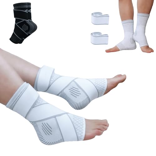 KHACHVA Ankle Support for Ligament Damage,Compression Socks For Women & Men, Foot Neuropathy Socks,Nano Neuropathy Socks Dr - Sock Soothers For Neuropathy Sleep Socks,Comprex Ankle Brace Sleeves