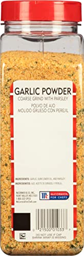 Lawry's Coarse Grind Garlic Powder with Parsley, 24 oz - One 24 Ounce Container of Garlic and Parsley Seasoning for Recipe Customization, Best with Beef, Poultry, Breads and More - Image 3