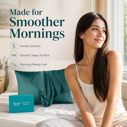 Mulberry Silk Pillowcase for Hair and Skin Queen Size,Silk Pillowcase 20X30 with Hidden Soft Breathable Smooth Cooling Pillow Covers for Sleeping,Gifts for Women Men - image 6