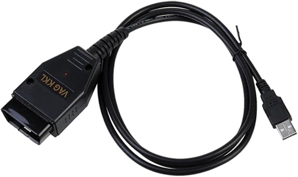 OBD2 16Pin USB Diagnostic Cable KKL 409.1 Interface Adapter, Compatible with VW Audi Skoda Seat