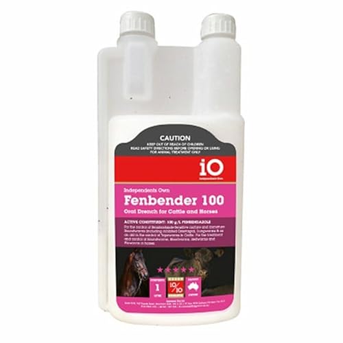 Cattle Horse Wormer Io Fenbender 100 Oral Anthelmintic 1L Equiv.Panacur100 1Lt