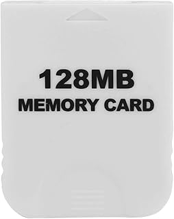 Memory Card for Durable in Use Easy to Use Easy Installation Professional Design Strong Compatibility Game Memory Card Entertainment for NGC Home(128MB-white)