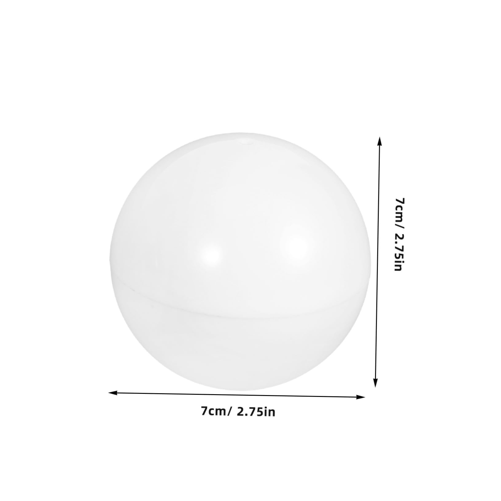 FOYTOKI Vending Machine Balls 8pcs Plastic Balls 7cm Gumball Machine Toys Robust Construction for Boys and Girls