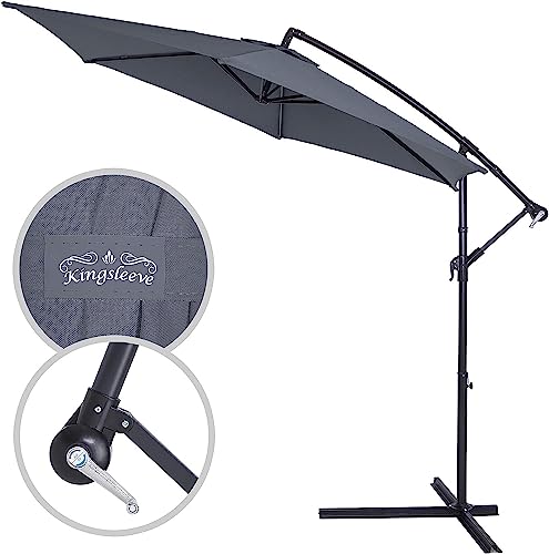 Sonnenschirm mit Ständer von Kingsleeve für Garten und Terrasse
