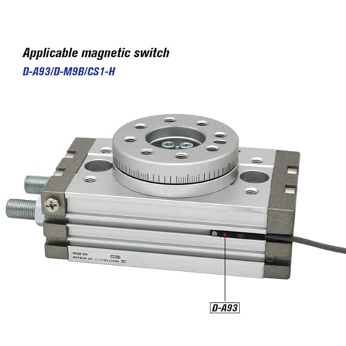 Cylindre rotatif MSQB20A pour automatisation de 0 à 190°