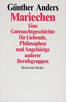 Mariechen: Eine Gutenachtgeschichte für Liebende, Philosophen und Angehörige anderer Berufsgruppen (Beck'sche Reihe) 3406374034 Book Cover
