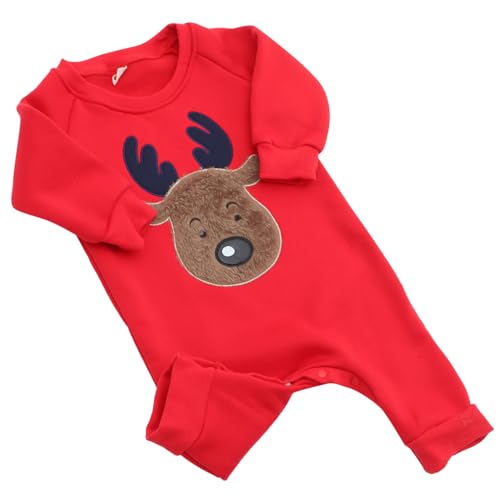 Grenouillère polaire bébé rouge - Combinaison hiver chaude pour nouveau-né