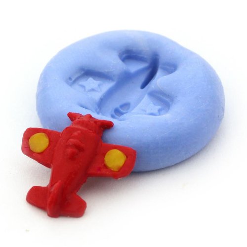 MyTinyWorld Dolls House Miniature Propellor Plane Cake Base Silicone Mould