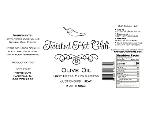 Aceite de Oliva Picante Twisted Hot 5 oz miniatura 2