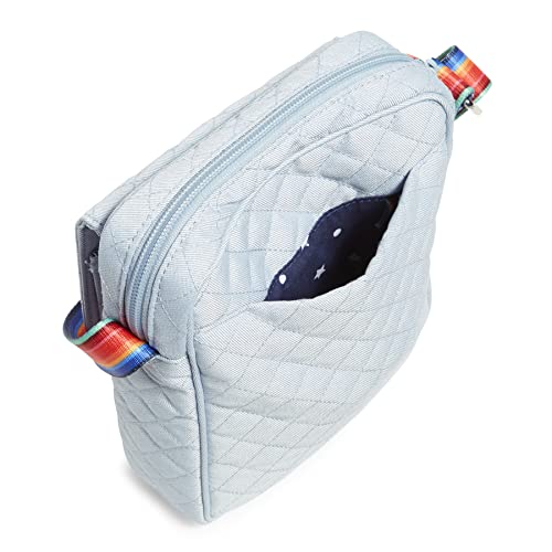 Vera Bradley Women's Denim Small Crossbody Purse, Pride Bright Stripe, One Size2