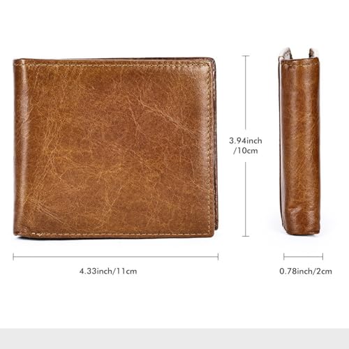 Men's Wallet Men's Business Simple Retro Wallet for Party，Travel2