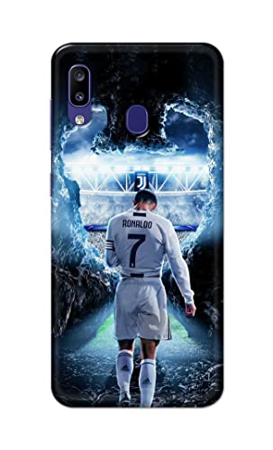 Image of Printed Hard Back Cover Case for Samsung Galaxy A30 Back Cover (Footbal Legend) -702