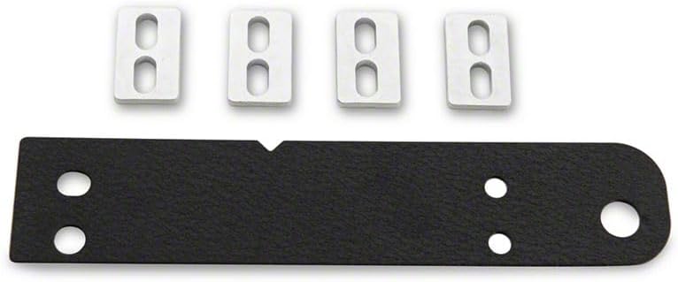 Miniatura 8 de Redrock Rock Crawler - Parachoques trasero 4x4 con portador de neumáticos; negro texturizado compatible con Jeep Wrangler YJ y TJ 87-06