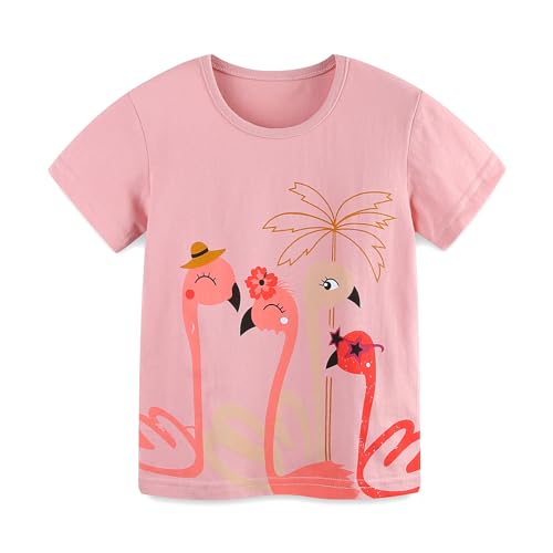 Image of Toddler Girls Summer Clothes Cotton Short Sleeve T Shirt and Short Set Girls Outfit 2 Piece