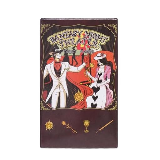 Cartas de tarot, baraja de teatro de fantasía, juego de adivinación de 78 cartas, 4.05 pulgadas con significados impresos, diseño de ilustración mística, para principiantes expertos, juego familiar | Ya disponible en tu tienda friki favorita! En mundofriki.es!