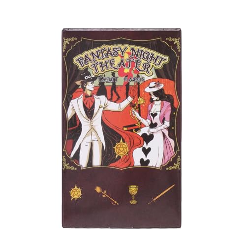 Cartas de tarot, baraja de teatro de fantasía, juego de