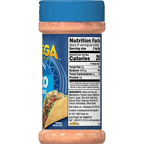 Image of Ortega Seasoning Mix, Taco Seasoning, 6.5 Ounce (Pack of 2)