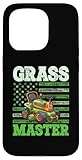 Photo Gallery custodia per iphone 15 pro grass master - tosaerba con bandiera usa Photo Gallery custodia per iphone 15 pro grass master - tosaerba con bandiera usa