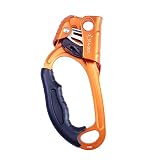 S.E.PEAK Hand Ascender Strong Rappelling Gear Equipment with Ergonomic Rubber Handle for Rock Climbi