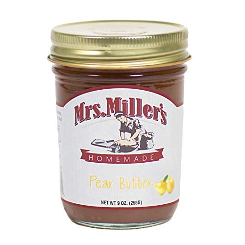 Mrs. Miller's Amish Homemade Pear Butter 9 Ounces - Pack of 2 (No Corn Sugar) - Thumbnail 5