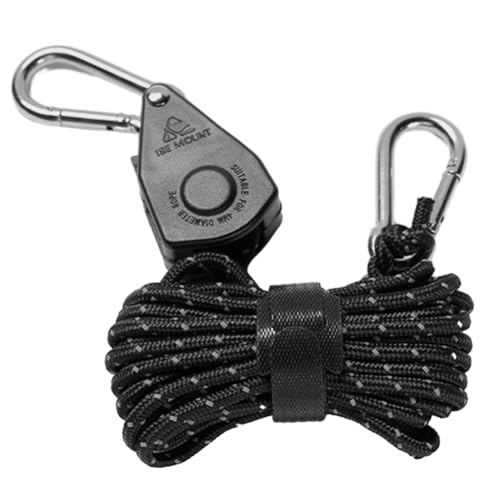 1. 【Hochwertiges 5-Personen-Zelt】 Aluminiumlegierung + Nylon, Seildurchmesser 4mm, Gesamtlänge 4 Meter - Perfekt for Outdoor-Campingabenteuer! (Hauptland China, mit Zubehörseil, Farben: Schw