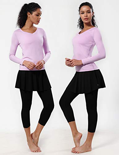 BUBBLELIME 19"/26" XXS-XL Women's UPF 50+ Adjustable Running Skort with Leggings Pockets Active Sport Golf Tennis Skirt3