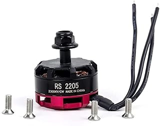 RS2205 2300KV Brushless DC Motor for QAV250 QAV300 Racing Drone. Black Cap (CW Motor Rotation)