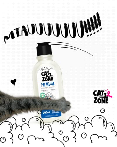 CAT ZONE Shampoo Para Gatos Miauuu - 300 Ml
