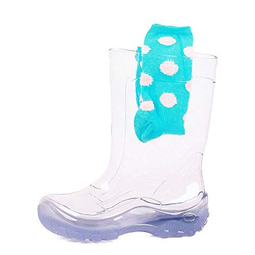 Galochas Infantil Nieve Cristal Transparente Calfor Tamanho:28-29