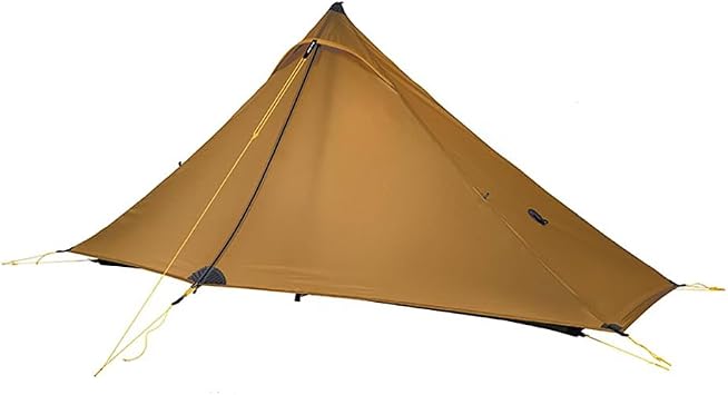 3F UL Gear LANSHAN 1PRO SilPoly Ultralight Tent for 1 Person, Waterproof Single Layer Tent for Outdoor Camping Climbing Backpacking Hiking