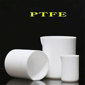 Glassware Labware Beaker PTFE 30ml 50ml 100ml 150ml 200ml 250ml 300ml 400ml 500ml 1000ml 2000ml 3000ml 5000ml for Laboratory(5000ml)