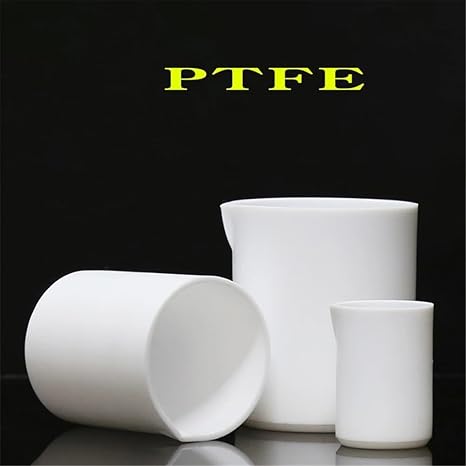 Glassware Labware Beaker PTFE 30ml 50ml 100ml 150ml 200ml 250ml 300ml 400ml 500ml 1000ml 2000ml 3000ml 5000ml for Laboratory(5000ml)