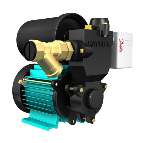 Image of Havells Pressure Booster Pump For Home Water Pump HBTM2 (0.5 HP) | Copper Winding, High Flow Rate, 180-260 V Range | Overheat Protection, Durable | For Home, Gardening, Car Wash | 1 Yr Warranty