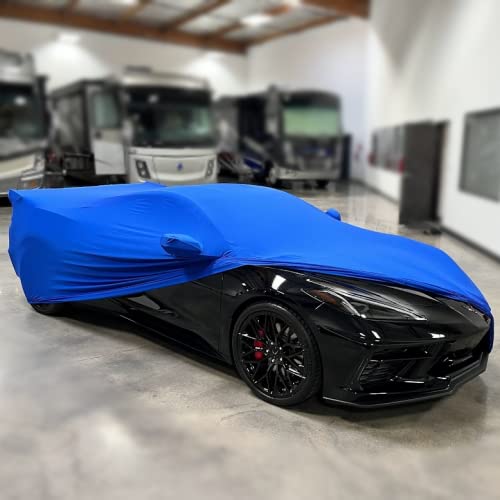 SR1 USA C8 Corvette Indoor Car Cover - Custom Fit Ultraguard Stretch Satin Dust Cover - Premium High-End — view 6