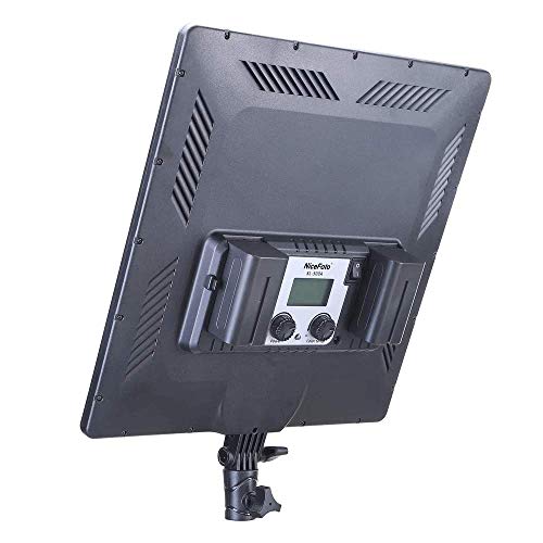 Kit Iluminação Led Super Slim NiceFoto SL307 50W de 3200-6500K para Estúdio Fotográfico (Tripés e Fo