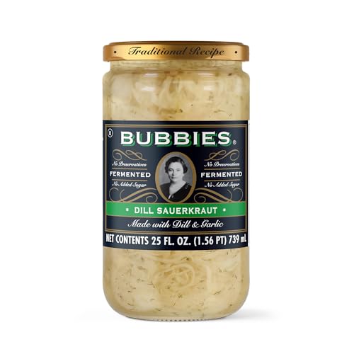 BUBBIES OF SF Dill Sauerkraut, 25 FZ