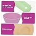 VINTORKY 5pcs Silicone Facial Mask Mixing Bowl Bowls Stirring Rods for Diy and Beauty Treatments Easy to Clean Random Colors