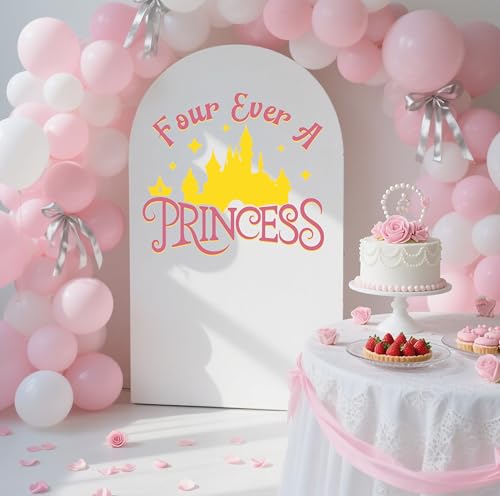 Vinilo Decorativo Four Ever a Princess para Fiesta miniatura 4