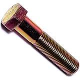 Hard-to-Find Fastener 014973253189 Grade 8 Fine Hex Cap Screws, 7/16-20 x 2, Piece-5, Yellow