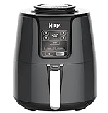 Ninja Air Fryer 4-Quart Ceramic-Coated, Multi-Function Cooker – Air Fry, Reheat & Dehydrate with 75% Less Fat, Fast Cooking, Dishwasher-Safe Basket