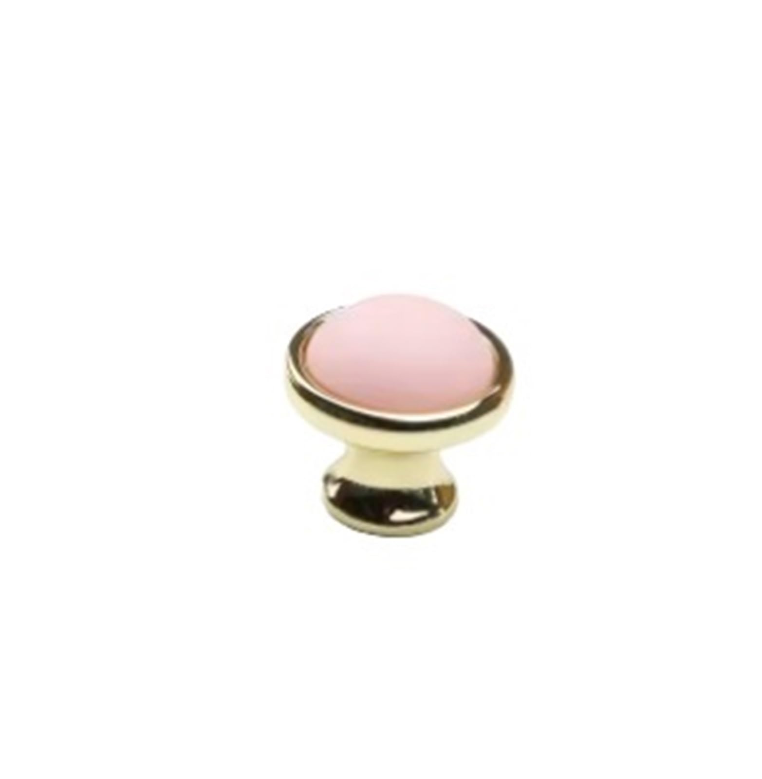 Kifsdlf Pink-Knob Ceramic Furniture Handle Golden Wardrobe Cabinet Handles Closet Door Knob Dressing Drawer Pull Hardware For Cupboard Wardrobes Furniture(Pink-Knob)