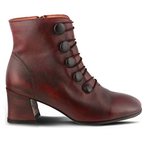 Spring Step L'artiste Womens Mid Calf Boot, Bordeaux, 9 Us #TOP5