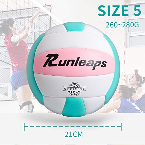 image for Runleaps Soft Indoor Volleyball Waterproof Volleyball Light Touch Recr