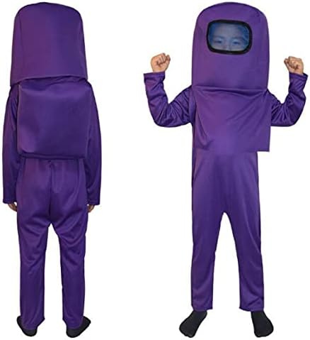 Amazon Kiddisie アマング アス コスプレ服 Among Us 子供用 帽子 バックパック付き おもしろいゲーム服 キャラクター コスチューム 変装 仮装 ハロウィン イベント Cosplay マンガアニメフェア 撮影 祭り キッズコスチューム おもちゃ
