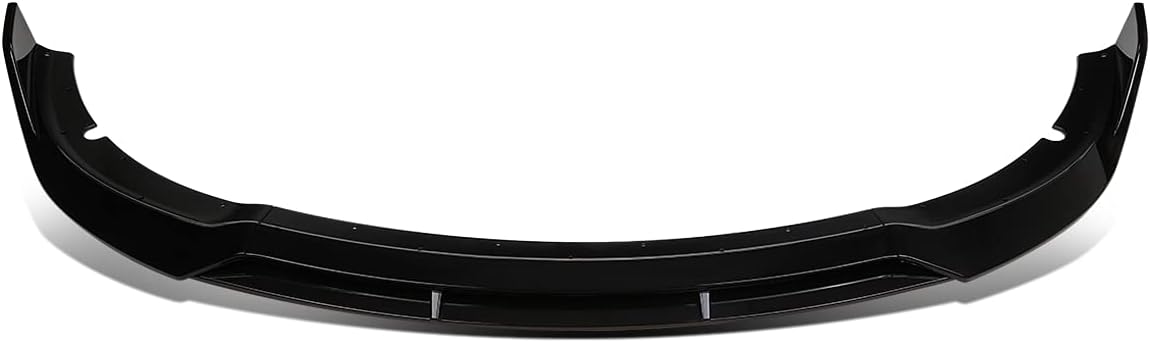 Auto Dynasty - 4Pcs V1 Style Front Bumper Lip Spoiler Splitter Body Kit Compatible with Dodge Charger SRT 15-20, Glossy Black