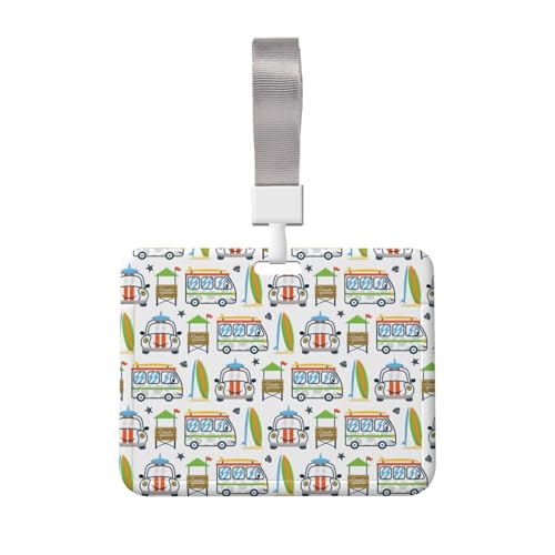 名札ケース 車柄 ネームホルダー 名刺ホルダー IDカードケース パスケース IDカードケース おしゃれ カードホルダー バッジホルダー 首掛け 吊り下げ名札 定期入れ 名刺入れ 旅行用品 学生証 贈り物