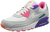 nike air max thea leo print Sportschuhe Nike Damen WMNS Air Max 90 Gymnastikschuh, White Multi, 39 EU